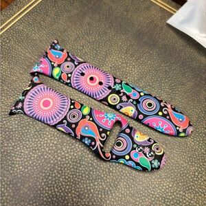 New Funky hippie, smart watch band Colorful Pattern whimsical, vibrant s/m 38mm